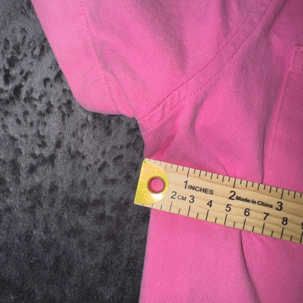 Sadie & Sage Pink Sweet Pea Denim Romper Utility Jumpsuit AG1901TW XL NEW - Picture 11 of 16